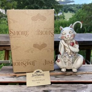 Jim Shore Heart Full Of Love 2012 Loving Cat Figurine 4031207 Heartwood Creek